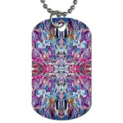 Ammonite Blend Smudge  Dog Tag (Two Sides)