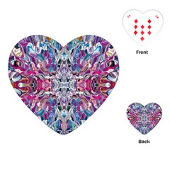 Ammonite Blend Smudge  Playing Cards Single Design (Heart)