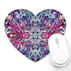 Ammonite Blend Smudge  Heart Mousepad