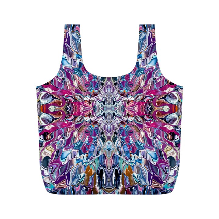 Ammonite Blend Smudge  Full Print Recycle Bag (M)