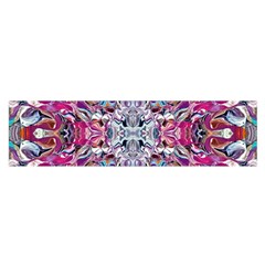 Ammonite Blend Smudge  Oblong Satin Scarf (16  x 60 )