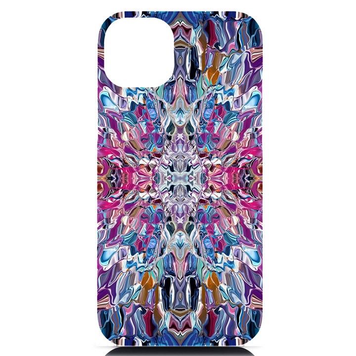 Ammonite Blend Smudge  iPhone 14 Plus Black UV Print Case