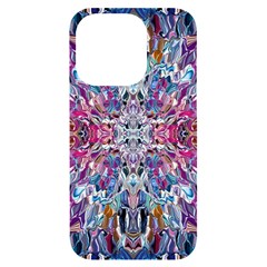 Ammonite Blend Smudge  iPhone 14 Pro Black UV Print Case