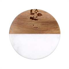 Images (24) Classic Marble Wood Coaster (round)  by Humidesigner786