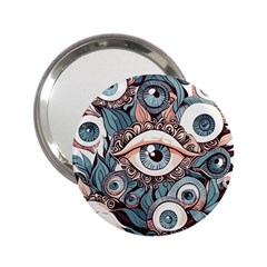 Eyes Pattern 2 25  Handbag Mirrors by Valentinaart