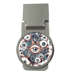 Eyes Pattern Money Clips (round)  by Valentinaart