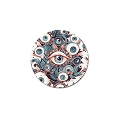 Eyes Pattern Golf Ball Marker by Valentinaart