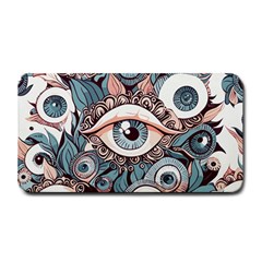 Eyes Pattern Medium Bar Mat by Valentinaart