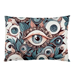 Eyes Pattern Pillow Case (two Sides) by Valentinaart