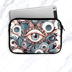 Eyes Pattern Apple Ipad Mini Zipper Cases by Valentinaart