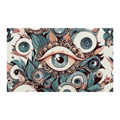 Eyes Pattern Banner And Sign 5  X 3  by Valentinaart