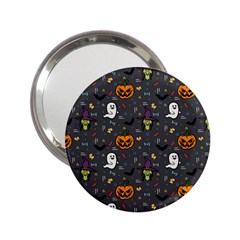 Halloween Pattern Bat 2 25  Handbag Mirrors by Bangk1t