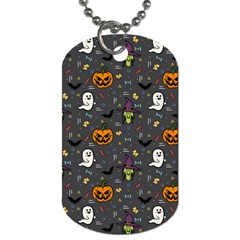 Halloween Pattern Bat Dog Tag (one Side) by Bangk1t