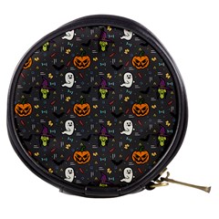 Halloween Pattern Bat Mini Makeup Bag by Bangk1t