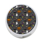 Halloween Pattern Bat 4-Port USB Hub (One Side) Front