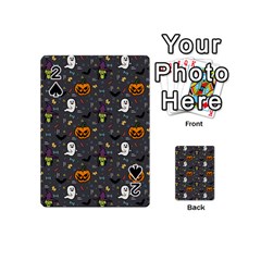 Halloween Pattern Bat Playing Cards 54 Designs (mini)