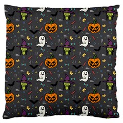 Halloween Pattern Bat Large Cushion Case (one Side) by Bangk1t