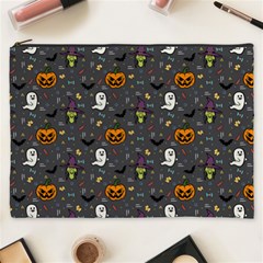 Halloween Pattern Bat Cosmetic Bag (xxxl) by Bangk1t