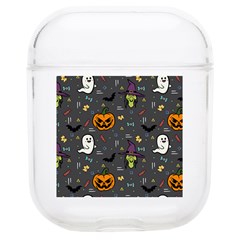 Halloween Pattern Bat Airpods 1/2 Case by Bangk1t