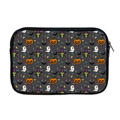 Halloween Pattern Bat Apple Macbook Pro 17  Zipper Case by Bangk1t