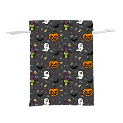 Halloween Pattern Bat Lightweight Drawstring Pouch (s) by Bangk1t