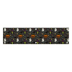 Halloween Pattern Bat Banner And Sign 4  X 1  by Bangk1t