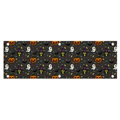 Halloween Pattern Bat Banner And Sign 6  X 2  by Bangk1t