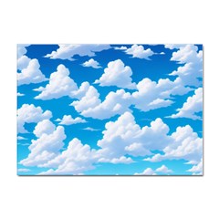 Sky Clouds Blue Cartoon Animated Sticker A4 (10 Pack)