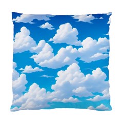 Sky Clouds Blue Cartoon Animated Standard Cushion Case (one Side)