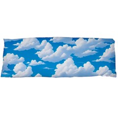 Sky Clouds Blue Cartoon Animated Body Pillow Case (dakimakura) by Bangk1t