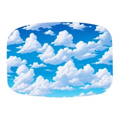 Sky Clouds Blue Cartoon Animated Mini Square Pill Box by Bangk1t