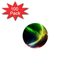 Lake Storm Neon Nature 1  Mini Buttons (100 Pack)  by Bangk1t