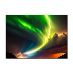 Lake Storm Neon Nature Sticker A4 (10 Pack) by Bangk1t