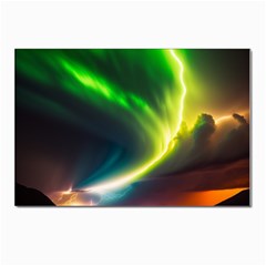 Lake Storm Neon Nature Postcard 4 x 6  (pkg Of 10) by Bangk1t