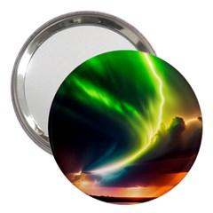 Lake Storm Neon Nature 3  Handbag Mirrors by Bangk1t