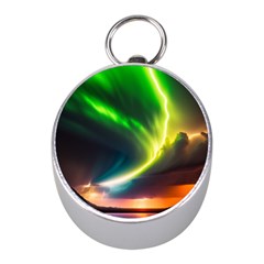 Lake Storm Neon Nature Mini Silver Compasses by Bangk1t