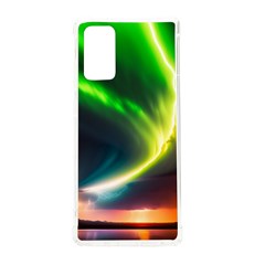 Lake Storm Neon Nature Samsung Galaxy Note 20 Tpu Uv Case by Bangk1t