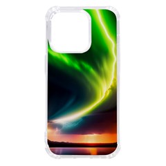 Lake Storm Neon Nature Iphone 14 Pro Tpu Uv Print Case by Bangk1t