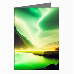 Aurora Lake Neon Colorful Greeting Cards (pkg Of 8)