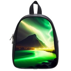 Aurora Lake Neon Colorful School Bag (small) by Bangk1t