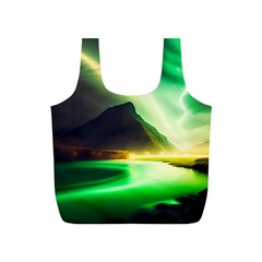 Aurora Lake Neon Colorful Full Print Recycle Bag (s) by Bangk1t