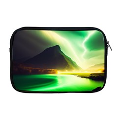 Aurora Lake Neon Colorful Apple Macbook Pro 17  Zipper Case by Bangk1t