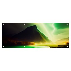 Aurora Lake Neon Colorful Banner And Sign 8  X 3 