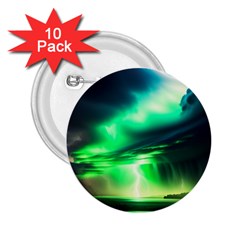 Lake Storm Neon 2 25  Buttons (10 Pack)  by Bangk1t