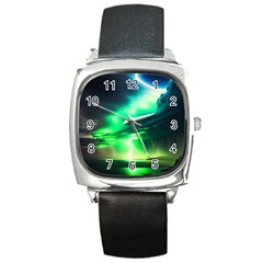 Lake Storm Neon Square Metal Watch by Bangk1t