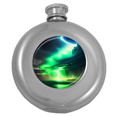 Lake Storm Neon Round Hip Flask (5 Oz) by Bangk1t