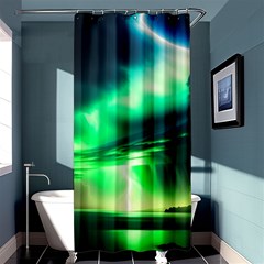 Lake Storm Neon Shower Curtain 36  X 72  (stall)  by Bangk1t