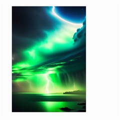 Lake Storm Neon Large Garden Flag (two Sides) by Bangk1t