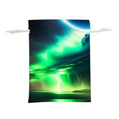 Lake Storm Neon Lightweight Drawstring Pouch (m) by Bangk1t