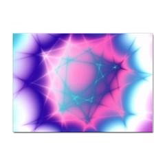 Geometry Abstract Pattern Hypercube Sticker A4 (10 Pack)